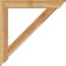 Ekena Millwork Traditional Traditional Rough Sawn Bracket, Western Red Cedar, 4"W x 34"D x 34"H BKT04X34X34TRA01RWR - alternate 4